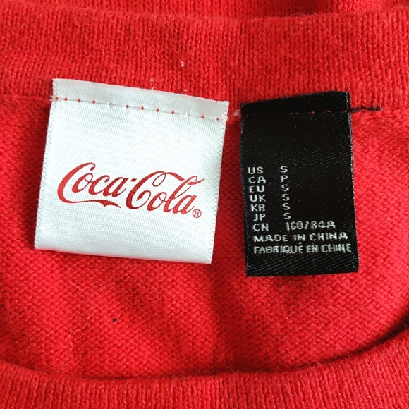 Coca Cola Sweater Red S - Picture 7 of 8